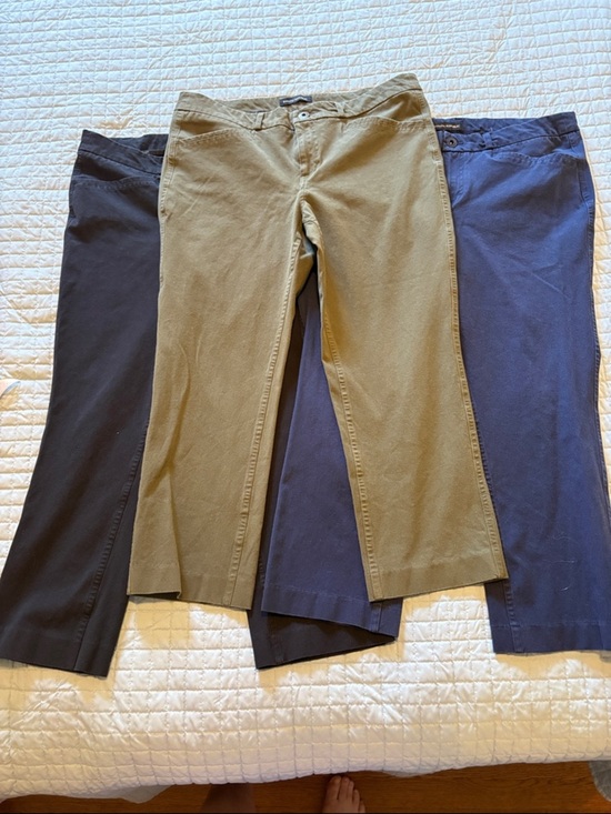 Banana Republic Pants - THREE PAIR Banana Republic Women's Stretch Straight-Leg Chinos